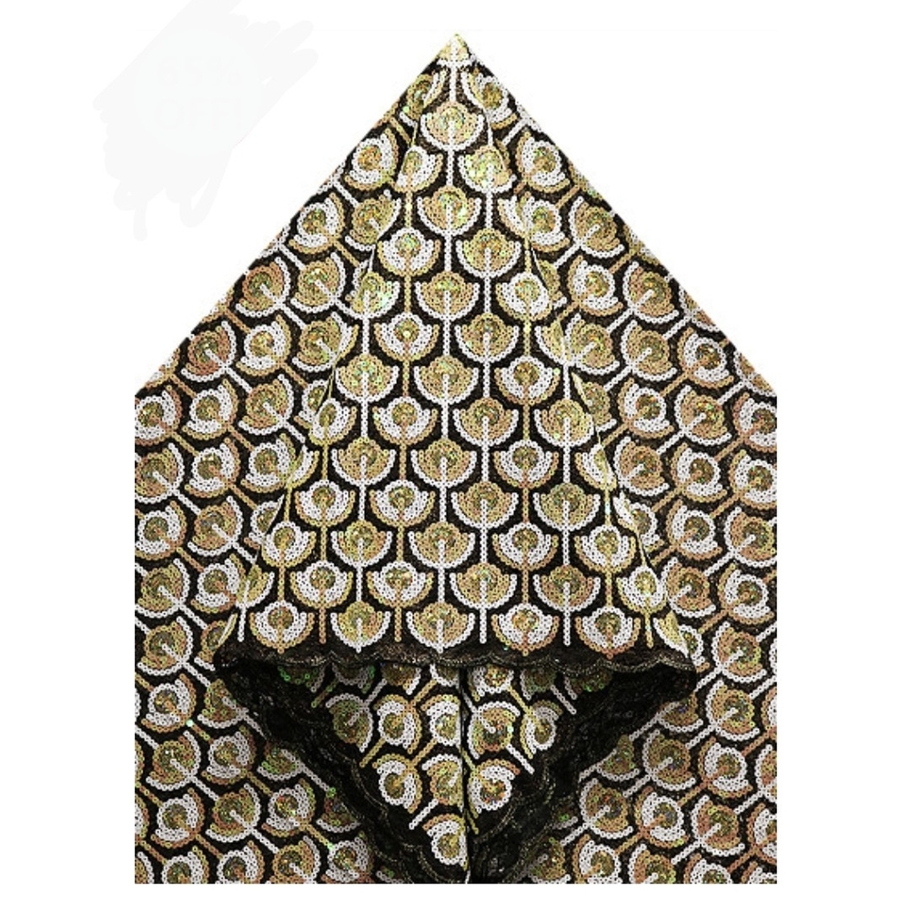 Big French Sequence Lace Fabric